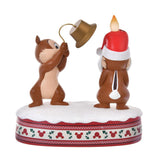 Disney Store Christmas 感應燈擺設 Chip&Dale