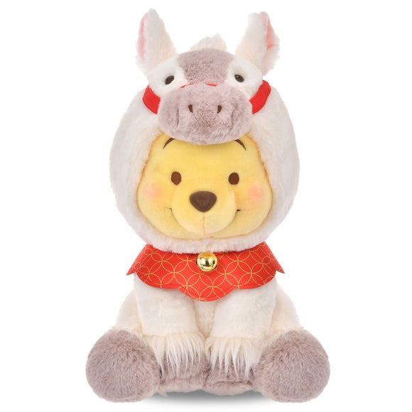 Disney Store NEW YEAR 2026 馬年主題 毛公仔M Pooh White