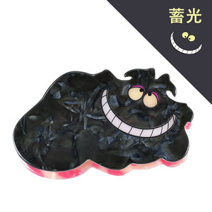 CHESHIRE CAT 雙面夜光髮夾