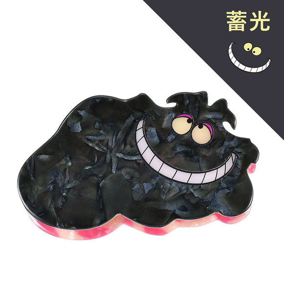 CHESHIRE CAT 雙面夜光髮夾