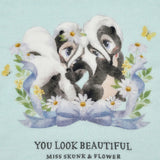 DISNEY SPRING ROMANCE 手巾 Miss Skunk& Flower