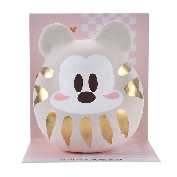 NEW YEAR DARUMA 2026 【白河だるま総本舗】小擺設 達摩 Mickey