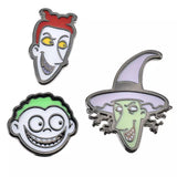 Disney stanDs TIM BURTON'S THE NIGHTMARE BEFORE CHRISTMAS 2026 耳夾耳環套裝 Lock-Shock-Barrel