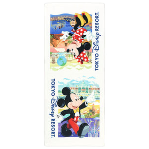 [東京迪士尼樂園] 長方巾 Park Shopping Bag Design