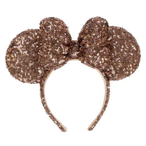 Wear In Disney - 頭箍 Minnie Ears 啡色