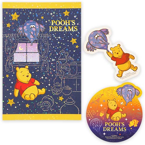 Pooh’s Dreams 明信片貼紙套裝