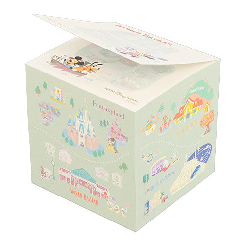 Map Goods Memo Block (Disney Land)