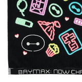 Colorful Neon With Baymax 長毛巾