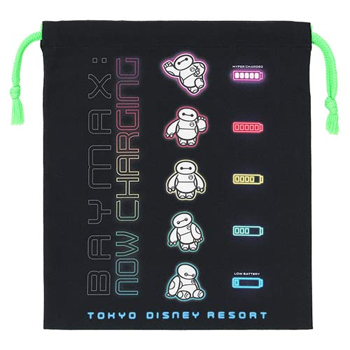Colorful Neon With Baymax 索袋