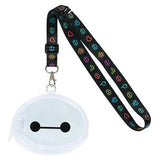 Colorful Neon With Baymax 透明掛頸小袋