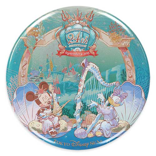 Disney Sea 24TH Anniversary 襟章扣針
