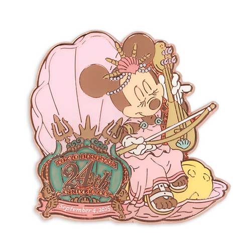 Disney Sea 24TH Anniversary 襟章