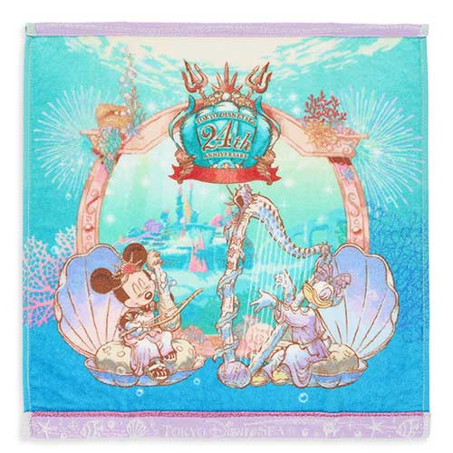 Disney Sea 24TH Anniversary 方巾
