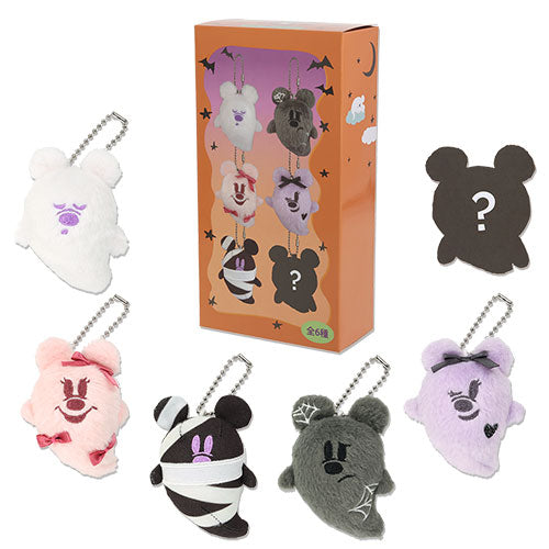DisneyLand Halloween Mickey Ghost 毛公仔吊飾盲盒 全套