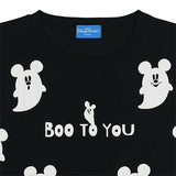 DisneyLand Halloween Mickey Ghost 夜光T恤