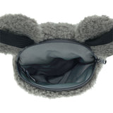 DisneyLand Halloween Mickey Ghost 毛公仔斜孭袋