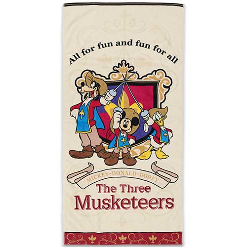 The Three Musketeers 浴巾