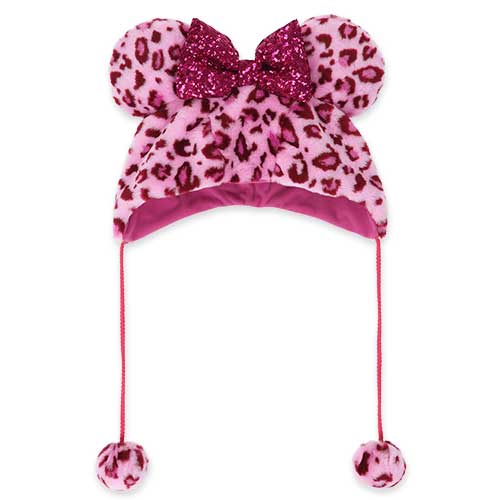 Winter Goods At Park 毛毛帽子 粉紅 Wear In Disney
