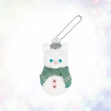 Secret of a Snowy Day  毛公仔吊飾 雪人 Gelatoin