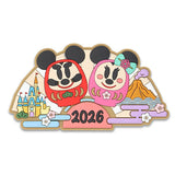 DisneyLand Happy New Year 2026 磁貼
