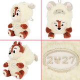 DisneyLand Happy New Year 2027 毛公仔吊飾 Chip