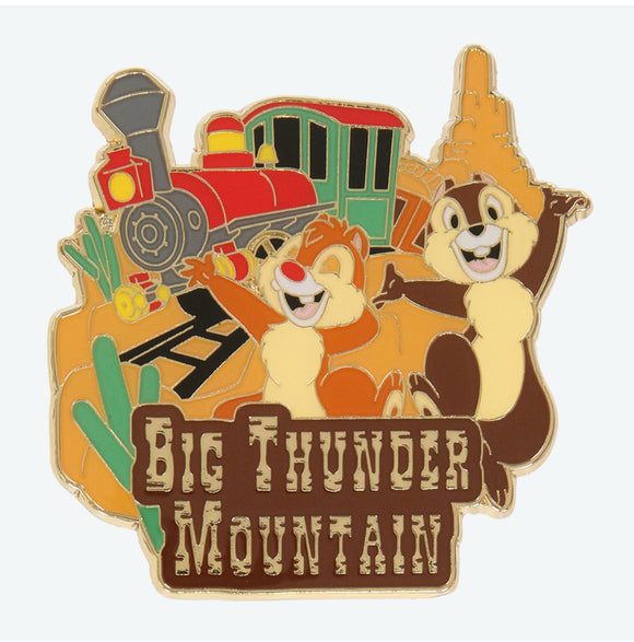 [東京迪士尼樂園]  襟章 Big Thunder Mountain