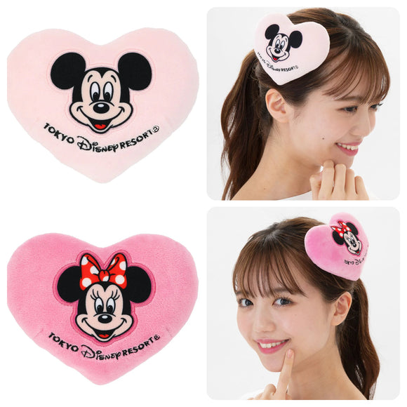 [東京迪士尼樂園] 髮夾 大心心 MICKEY MINNIE