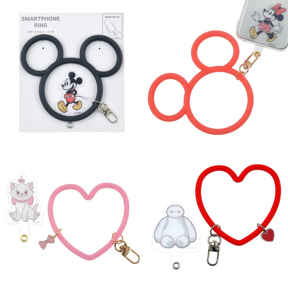 Disney Store 手機吊環配件 Mickey/Minnie/Marie/Baymax