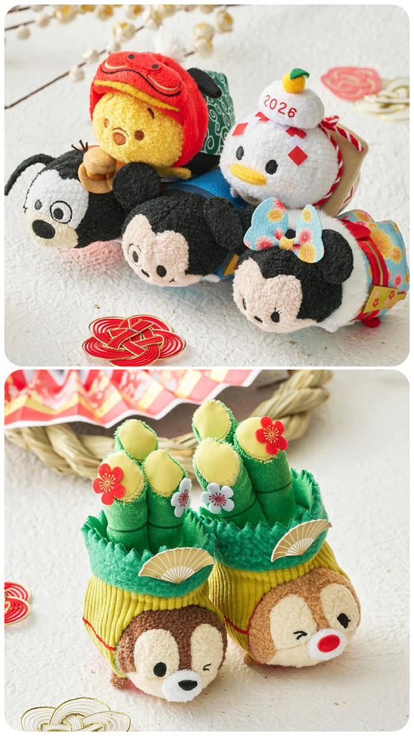 Disney Store NEW YEAR 2026 毛公仔 Tsum Tsum