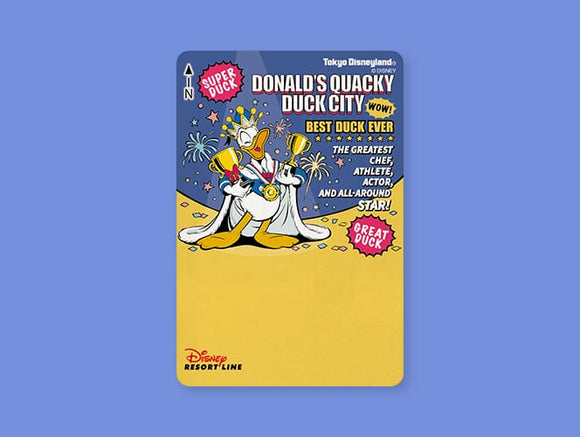 Donald‘s Quacky Duck City 紀念車票