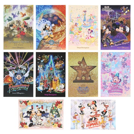 [東京迪士尼樂園] 樂園會員限定 明信片套裝