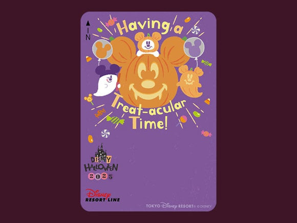 DisneyLand Halloween Mickey Ghost 紀念車票