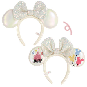 Happiness In The Sky Collection - 雙面刺繡頭箍 Minnie Ears Wear In Disney