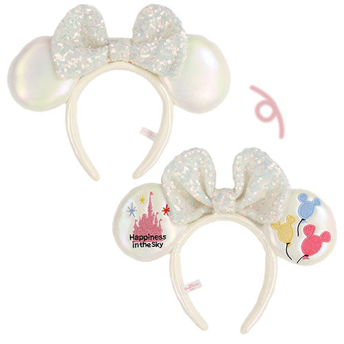 Happiness In The Sky Collection - 雙面刺繡頭箍 Minnie Ears Wear In Disney