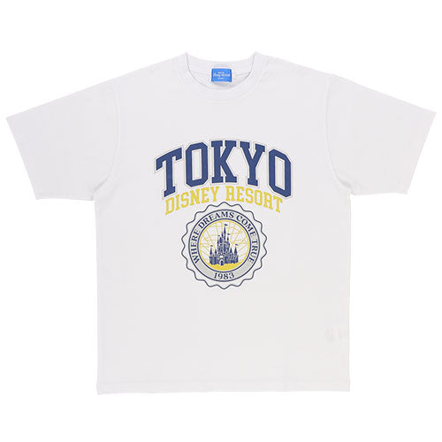 [東京迪士尼樂園] Unisex Tee LOGO White