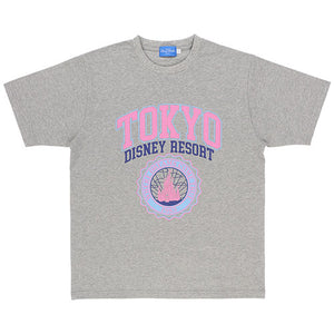 [東京迪士尼樂園] Unisex Tee LOGO Gray