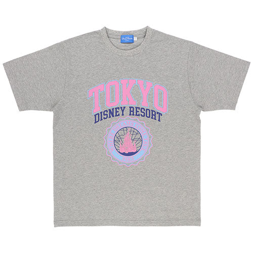 [東京迪士尼樂園] Unisex Tee LOGO Gray