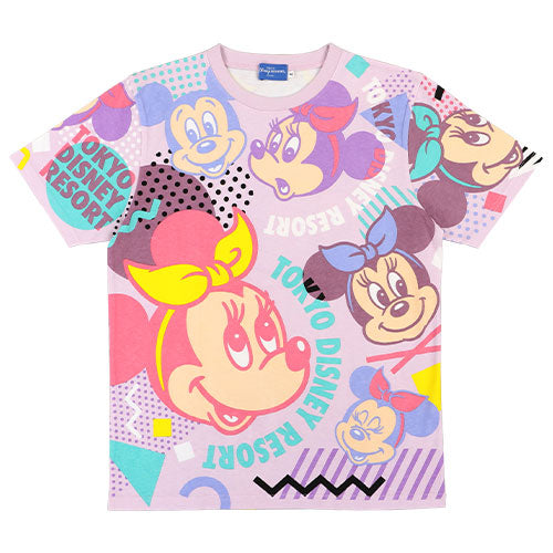 [東京迪士尼樂園] Unisex  Tee HappyFace Minnie 小童/成人