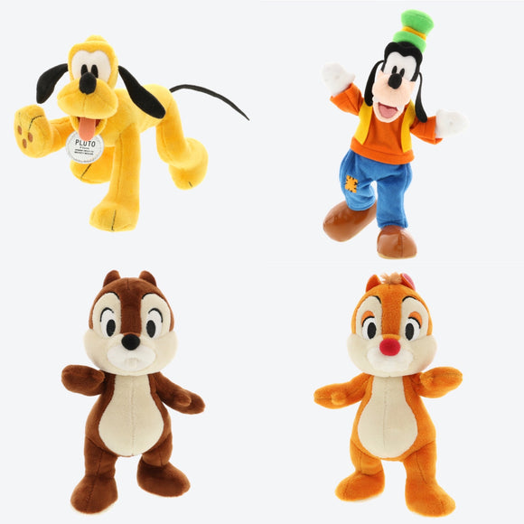 [東京迪士尼樂園]  Pozy Plushy Pluto/Goofy/Chip/Dale