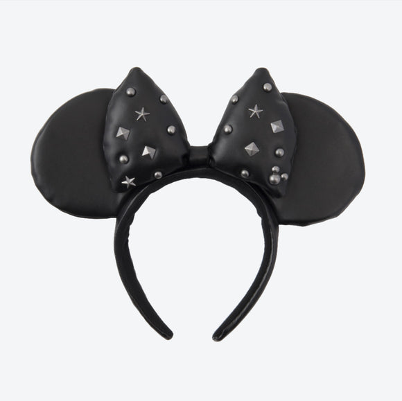 Wear In Disney - 頭箍 Minnie Ears 仿皮窩釘