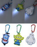 Disney store 射燈鎖匙扣 Key chain Fes 三眼仔  /Genie  /Baymax