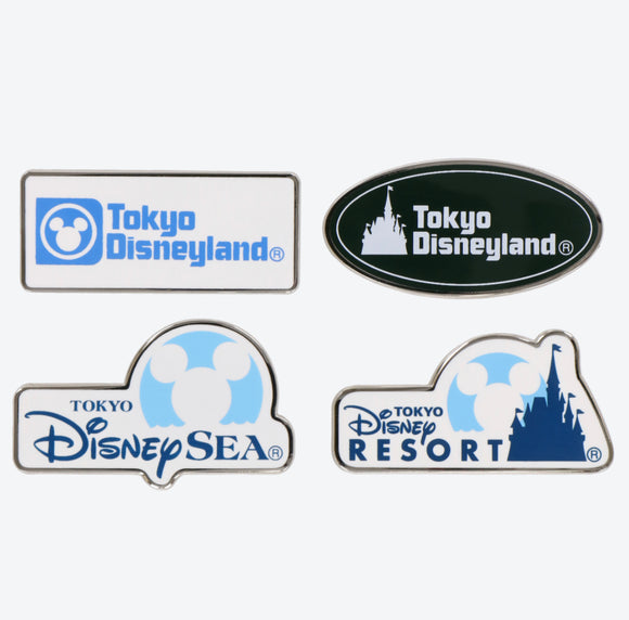 [東京迪士尼樂園] 襟章套裝 Logo