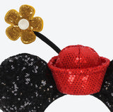 Wear In Disney - 頭箍 Minnie Ears 閃片 立體花