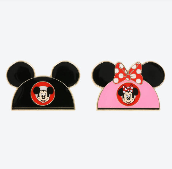 [東京迪士尼樂園] 襟章套裝 Mickey Minnie 帽子