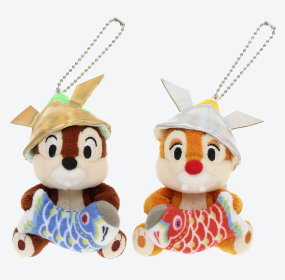 [東京迪士尼樂園] 五月人形節 毛公仔吊飾 Chip&Dale