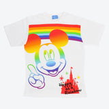 [東京迪士尼樂園] 彩虹 Unisex Tee Mickey 成人/小童